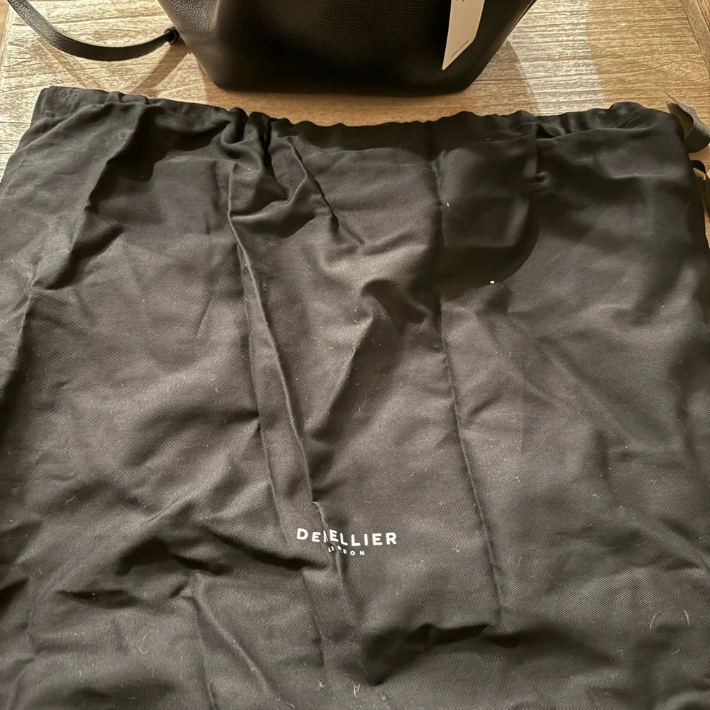 Demellier Black Midi Tote NWT - Picture 3 of 11